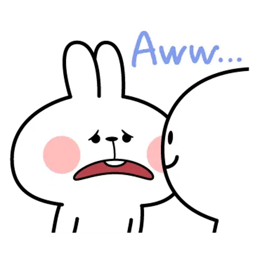 spoilt rabbit simple words - Sticker 17
