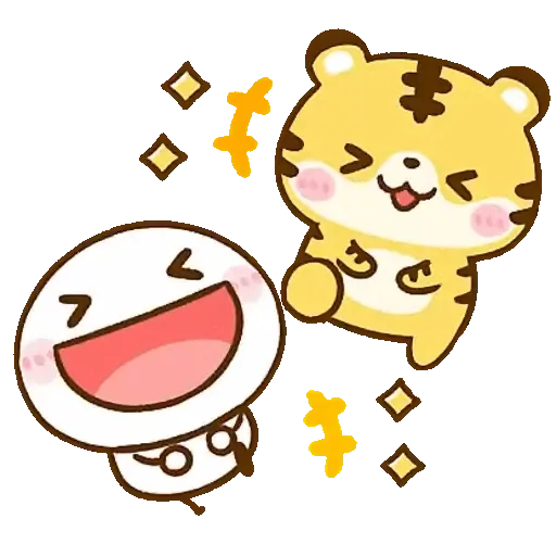 stickman and tiger LOAR LOAR POPUP GIF* - Sticker 23