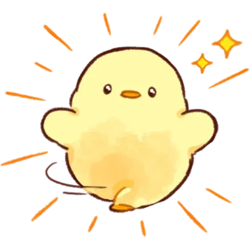 Soft and cute chick - Sticker 15