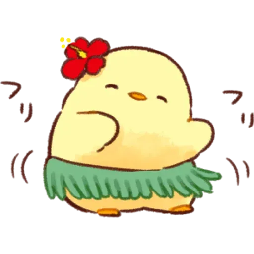 Soft and cute chick - Sticker 23