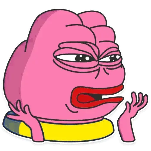 Pink Pepe - Sticker 26