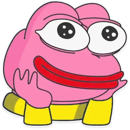 Pink Pepe - Sticker 12