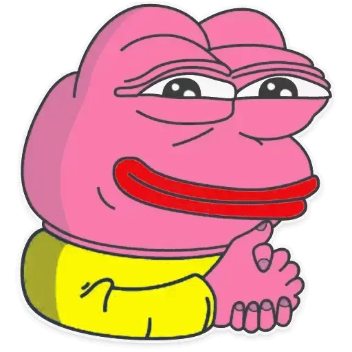Pink Pepe - Sticker 24