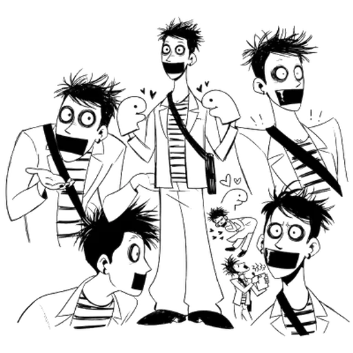 tape face - Sticker 18