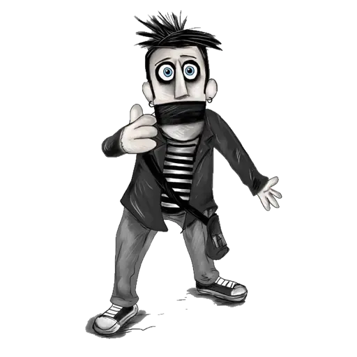 tape face - Sticker 12
