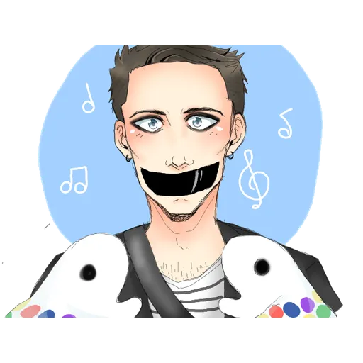 tape face - Sticker 19