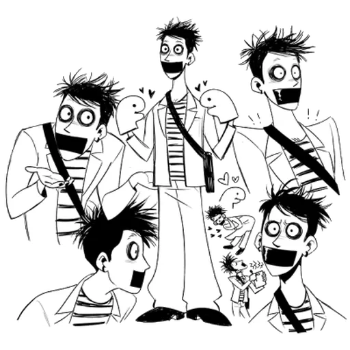 tape face - Sticker 17