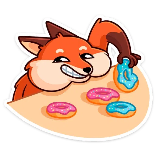 Sticky the fox - Sticker 23