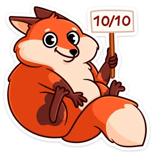 Sticky the fox - Sticker 26