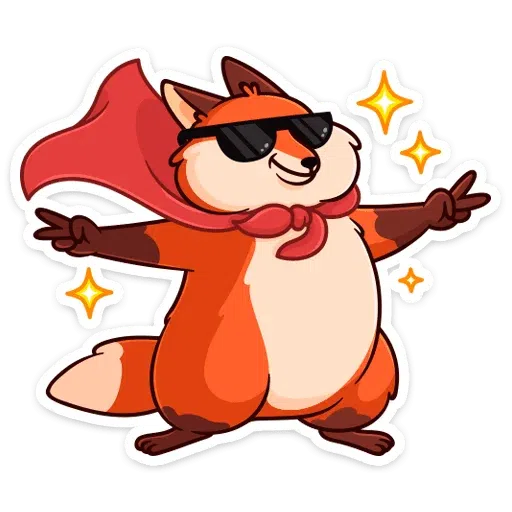 Sticky the fox - Sticker 14