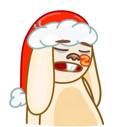 Christmas Bunny - Sticker 13