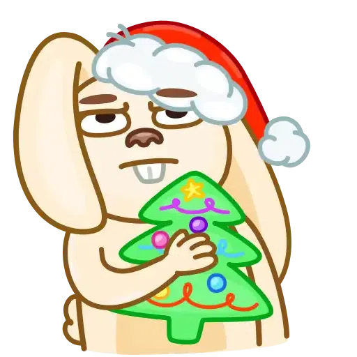 Christmas Bunny - Sticker 14