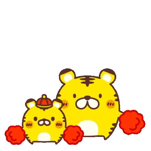 ☆POP-UP☆新年&新春開運小虎 2022 (CNY) GIF* - Sticker 12