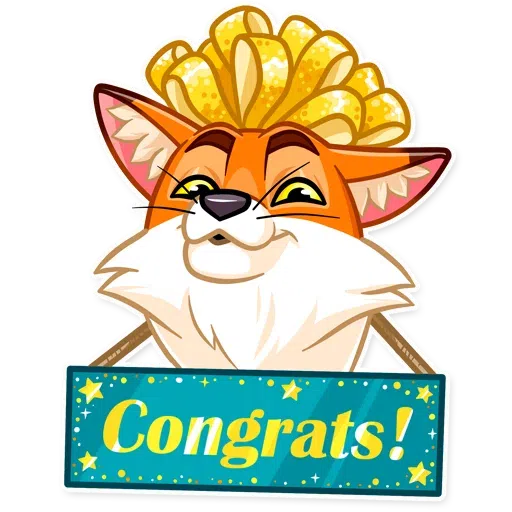 What Does 🔸Foxy🦊 Say❓ - Sticker 18
