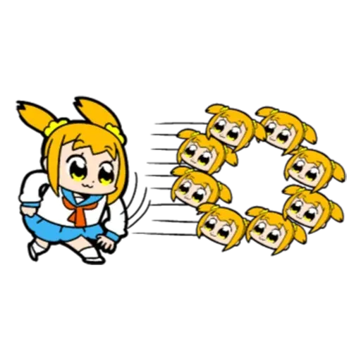 Pop team epic 04 - Sticker 11