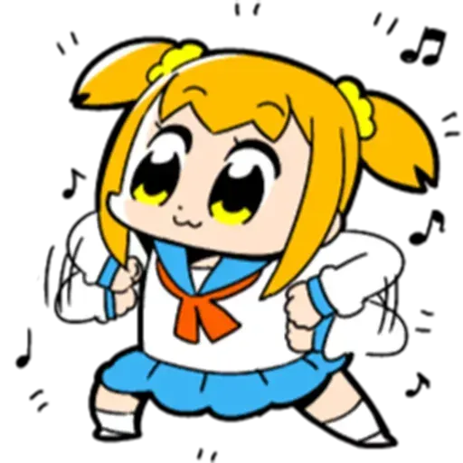 Pop team epic 04 - Sticker 9
