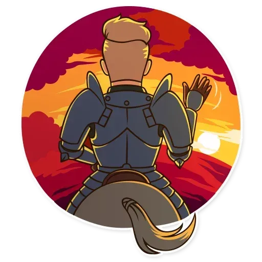 Knight - Sticker 20
