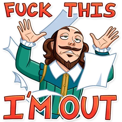 Shakespeare-Brian - Sticker 17