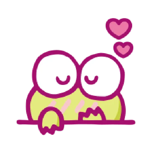 KEROKEROKEROPPI Emoji (Love) - 1 - Sticker 15