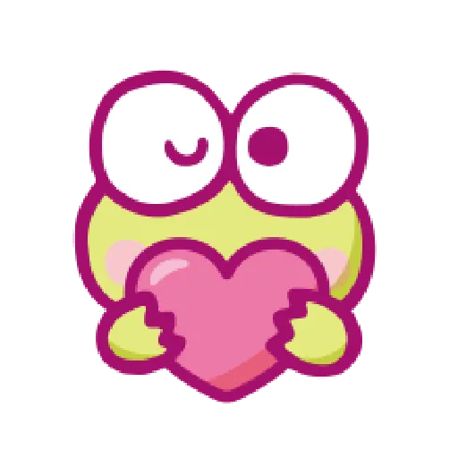 KEROKEROKEROPPI Emoji (Love) - 1 - Sticker 12