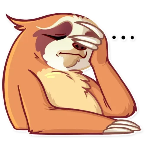 Perezoso simpático - Sticker 10