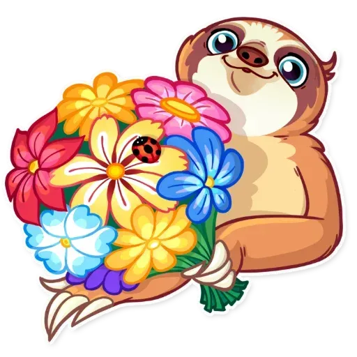 Perezoso simpático - Sticker 17