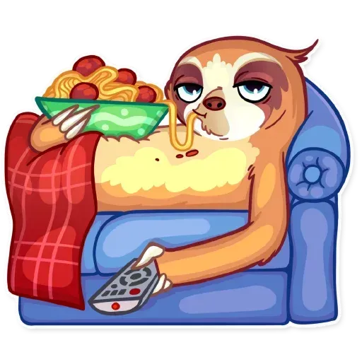 Perezoso simpático - Sticker 21