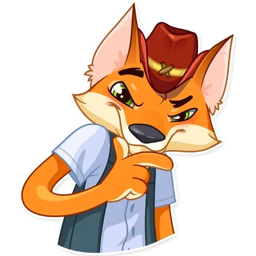 Cowboy Fox - Sticker 10