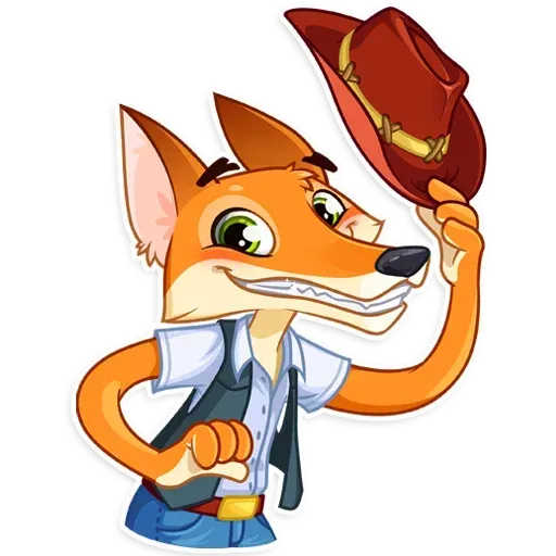 Cowboy Fox - Sticker 15