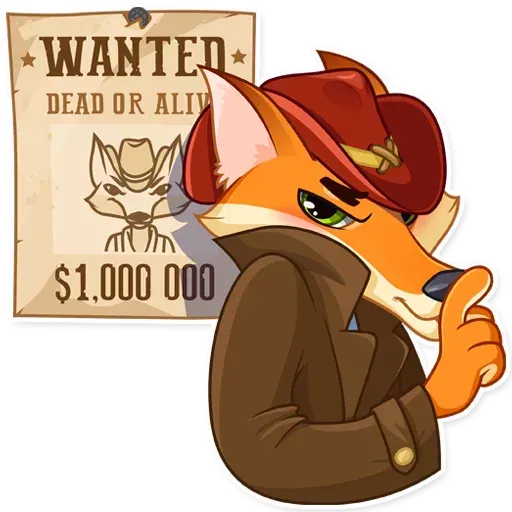 Cowboy Fox - Sticker 16