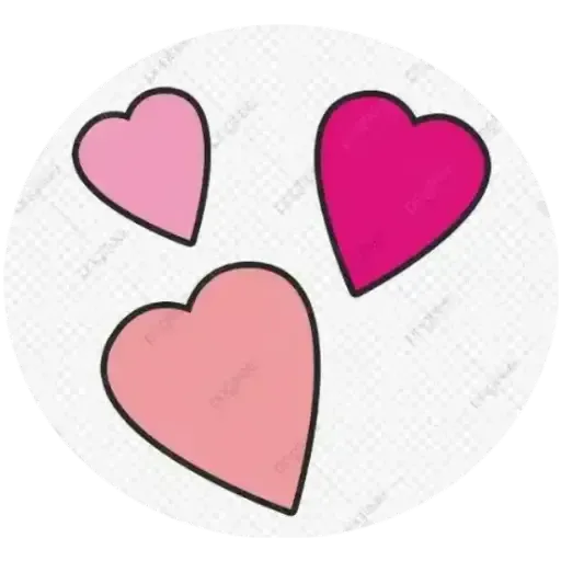 pink hearts1 - Sticker 12