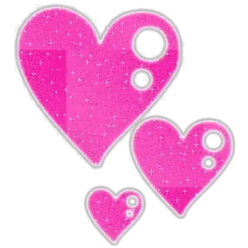 pink hearts1 - Sticker 24