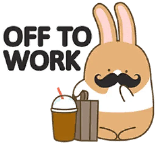 Coffee Rabbit - Sticker 16