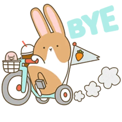 Coffee Rabbit - Sticker 20
