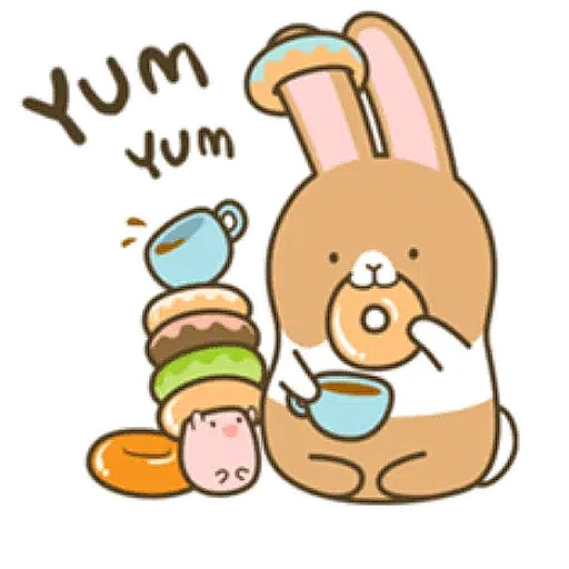 Coffee Rabbit - Sticker 13