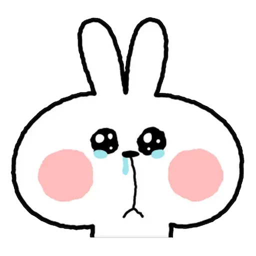 Spoiled rabbit Face 1 - Sticker 14