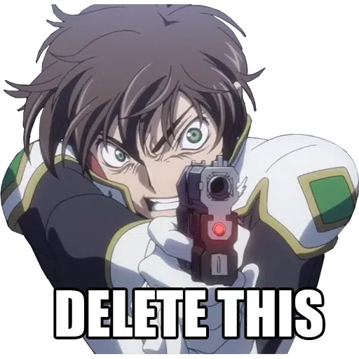 Anime reaction - Sticker 30