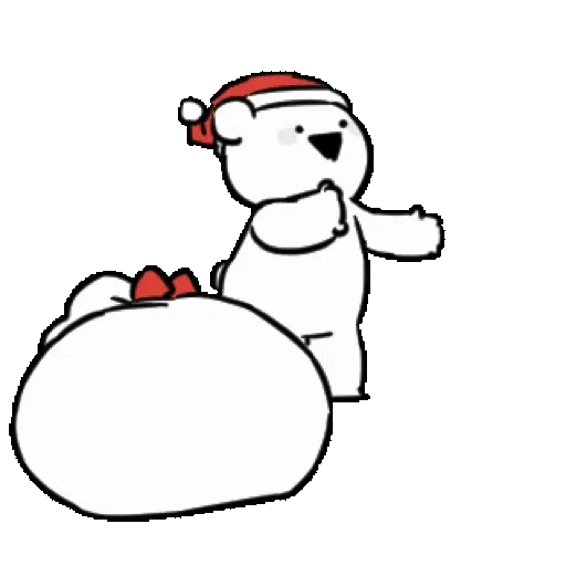 Extremely Little Rabbit & Bear 聖誕特輯 - Sticker 20