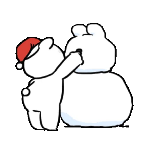 Extremely Little Rabbit & Bear 聖誕特輯 - Sticker 13