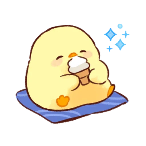 soft and cute chick 17 - Sticker 10