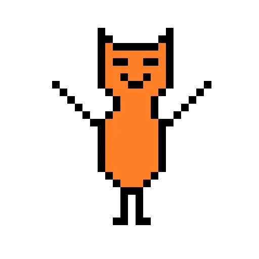 Color Pixel Cat - Sticker 19