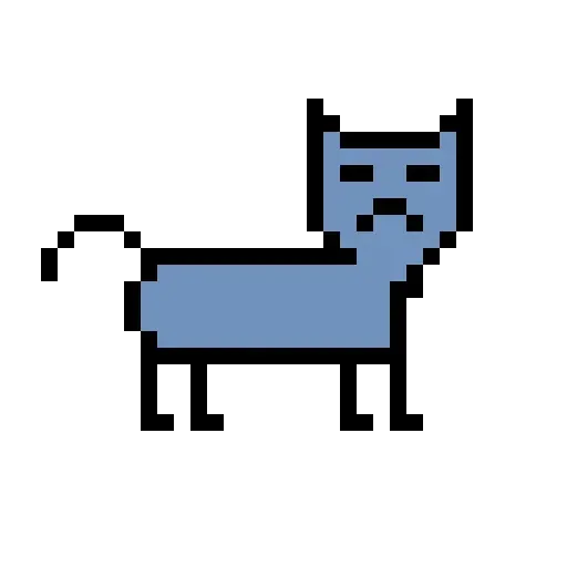 Color Pixel Cat - Sticker 14