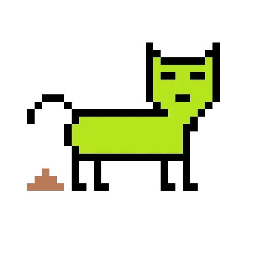 Color Pixel Cat - Sticker 9