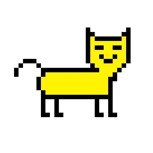 Color Pixel Cat - Sticker 16
