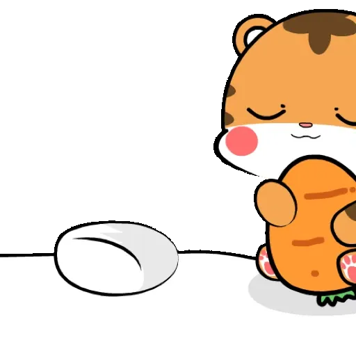 Lovely tiger   Pop-up stickers GIF* - Sticker 24