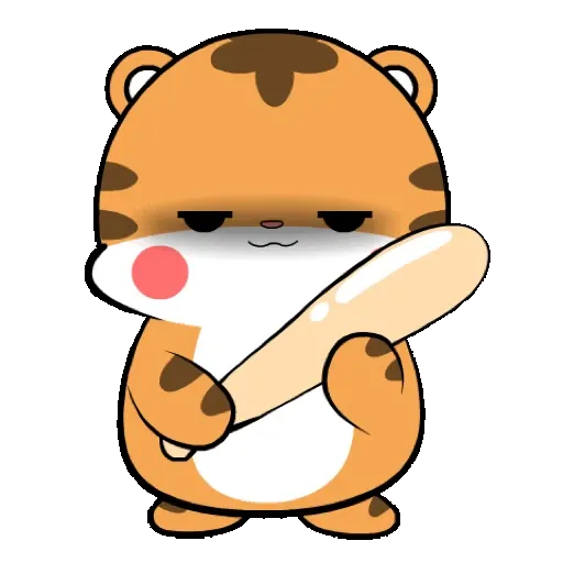 Lovely tiger   Pop-up stickers GIF* - Sticker 9