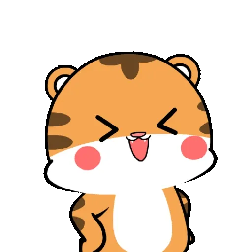 Lovely tiger   Pop-up stickers GIF* - Sticker 11