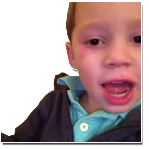 Confused kid - Sticker 18