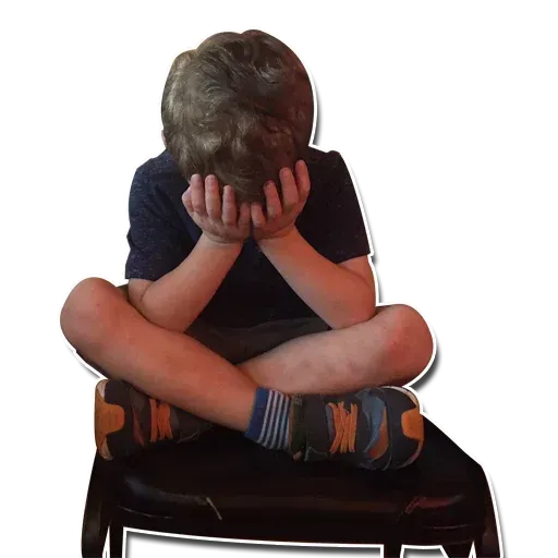 Confused kid - Sticker 23