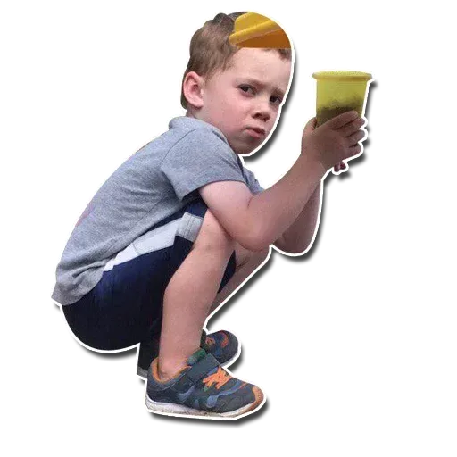 Confused kid - Sticker 19